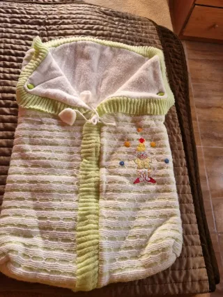 Saco de bebé con dibujo de payaso