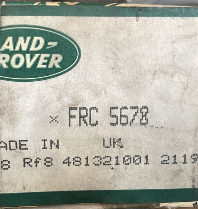 FRC5678 Cojinete/Rodamiento Agujas Caja Cambio