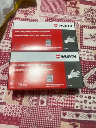 Guanti Nitrile Wurth Grip XL - 2 scatole 100 pezzi