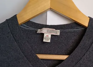 Jersey Gap Lana Merino Gris Talla S Hombre