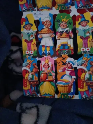 Cromos troquelados de figuras