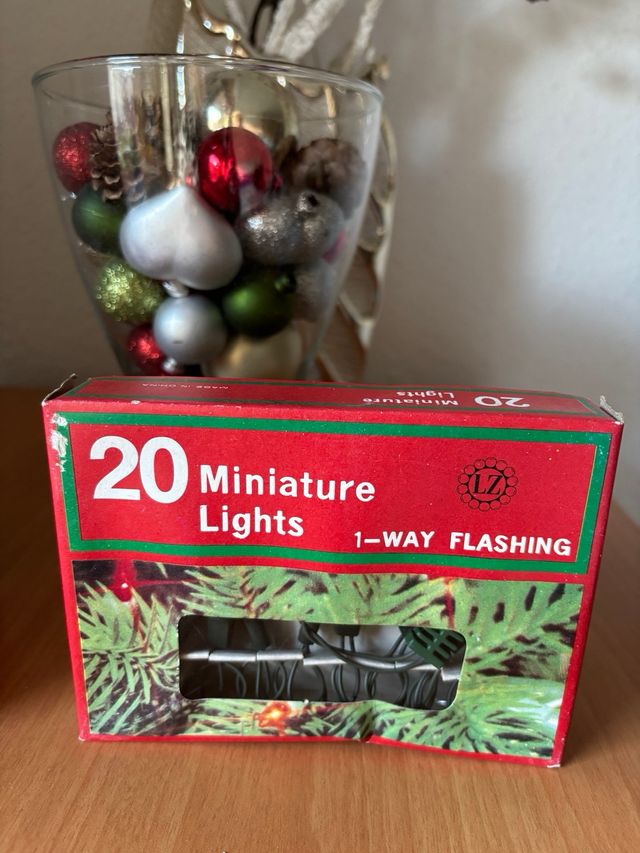 Lote 2 Cajas Luces Navidad