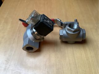 Electroválvula 3/4 y Válvula 3 Vías 3/4