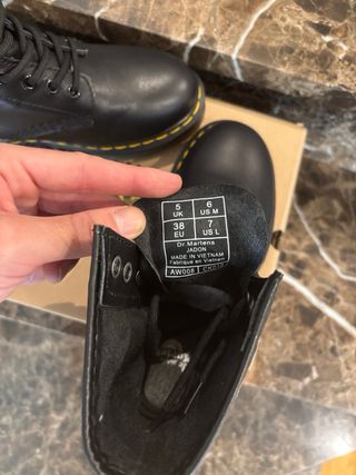 Botas Dr. Martens 1460 negras - Talla 38 Mujer