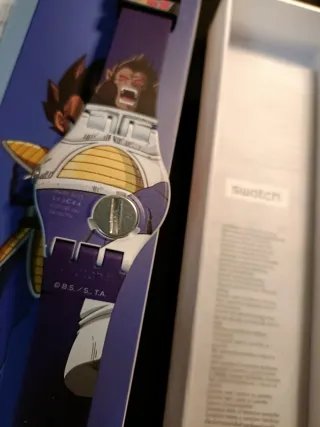 Swatch Dragon Ball Z Vegeta Orologio