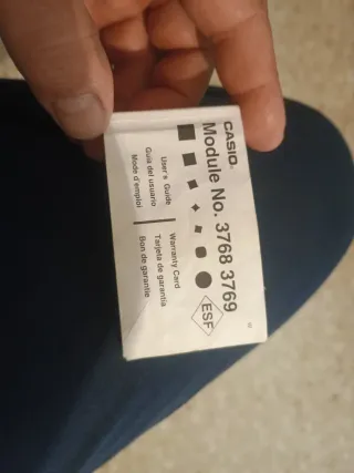 Reloj Casio Actividad Lunar Pesca