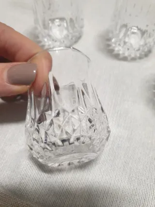 Set 4 Bicchierini Vetro Trasparente