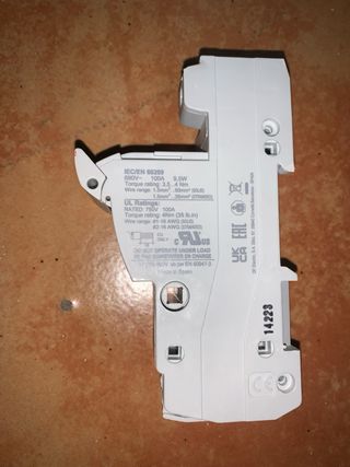 Base Portafusibles 100A PMX-22x58 690V