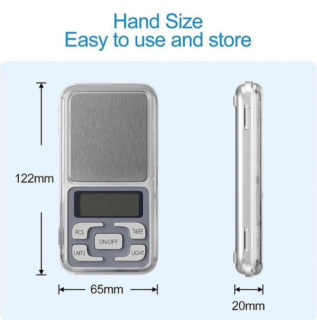 Báscula de Bolsillo Digital A estrenar Con Pilas