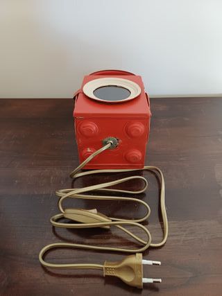 Lampada lanterna AQUILAS rossa e beige