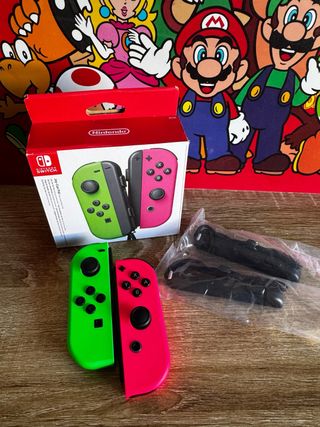 NUEVOS Nintendo Switch Joy-Con Verde y Rosa