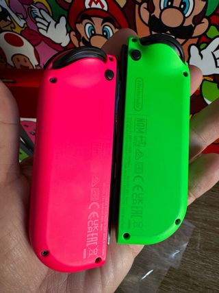 NUEVOS Nintendo Switch Joy-Con Verde y Rosa
