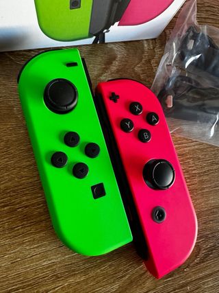 NUEVOS Nintendo Switch Joy-Con Verde y Rosa