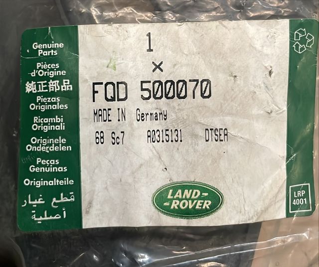 FQD500070 Cubierta Cerradura Puerta LAND ROVER