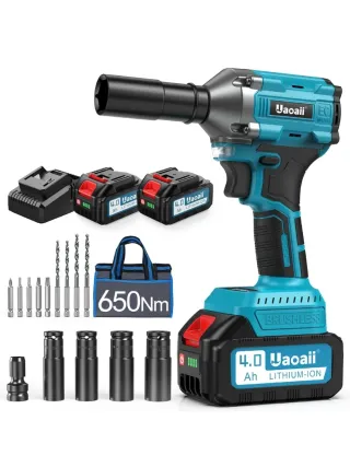 Llave de Impacto 650 Nm con Batería