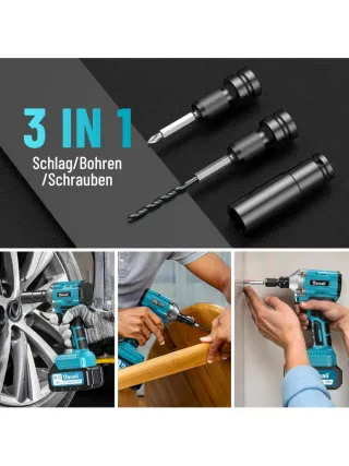 Llave de Impacto 650 Nm con Batería