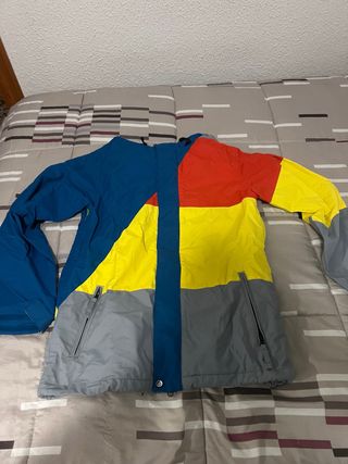 Chaqueta de nieve multicolor