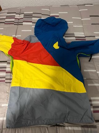 Chaqueta de nieve multicolor