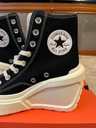 Converse All Star Wedge Nere Tg 37