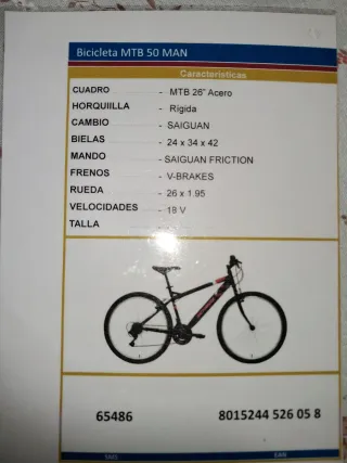 Bicicleta MTB 50