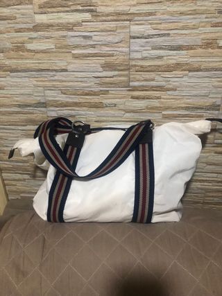 Borsa a spalla Tommy Hilfiger bianca