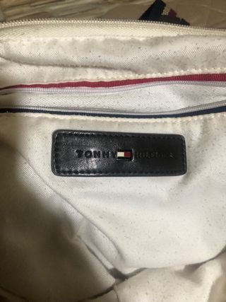Borsa a spalla Tommy Hilfiger bianca