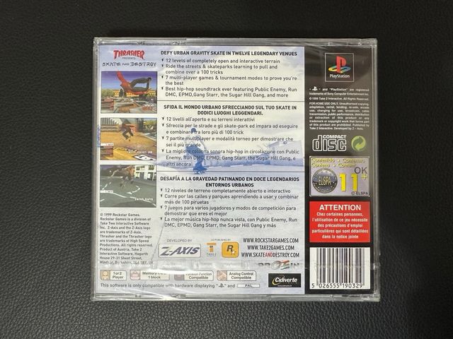 Thrasher Presents: Skate and Destroy PS1 PRECINTAD