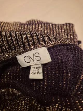 Maglioncino lurex collo alto