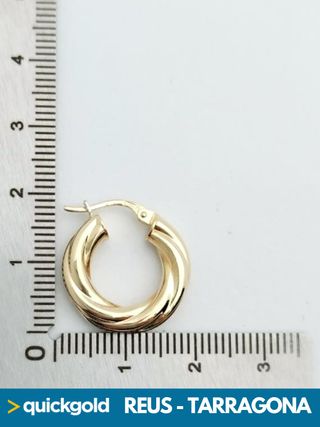 035-04-00846 AROS ORO 18K RETORCIDOS