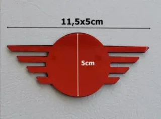 11,5x5,5cm Logo Capó o Maletero Mini Cooper One