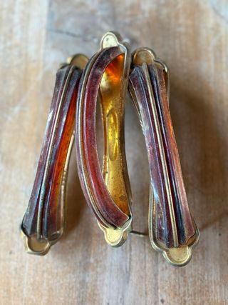 Maniglie Mobili Antiche Vintage Oro e ambrato