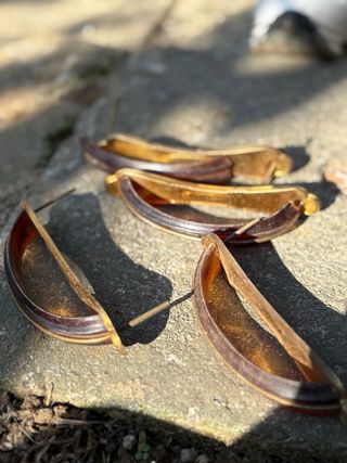 Maniglie Mobili Antiche Vintage Oro e ambrato