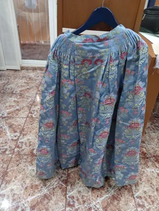 Traje Fallera Niña 11-12 Años Azul/Rosa