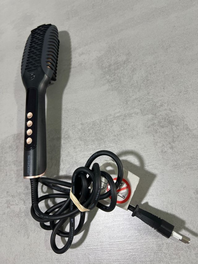 Spazzola Lisciante Silver Crest Nero/Oro