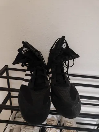 Botas de boxeo Adidas negras