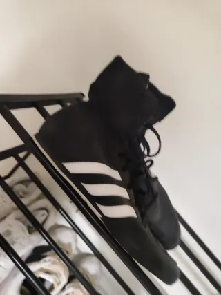 Botas de boxeo Adidas negras