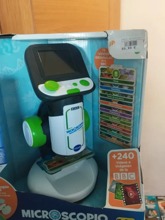 Microscopio Vtech con schermo HD e BBC