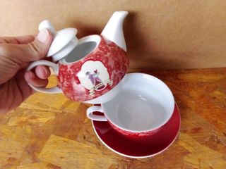 Set da tè singola porzione designer Silke Leffler