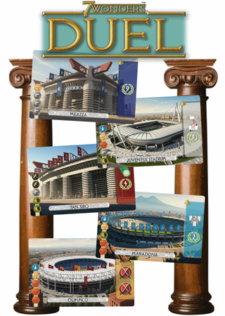 7 Wonders Duel - Carte Stadi Italiani