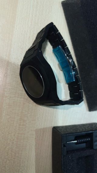 Reloj negro para hombre, minimalista y elegante