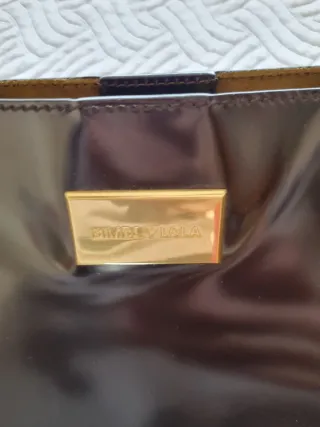 Bolso Bimba y Lola Marrón y Dorado