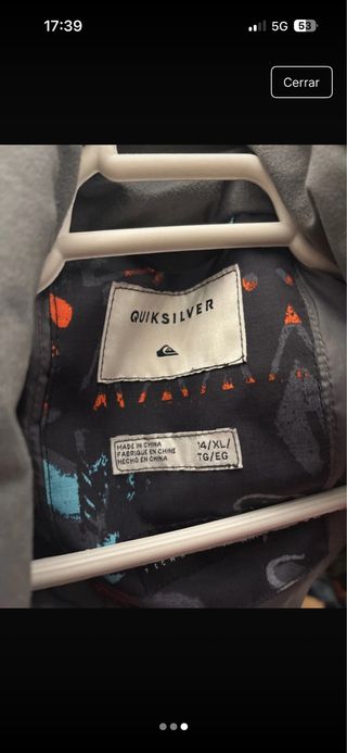 Chaqueta Quiksilver