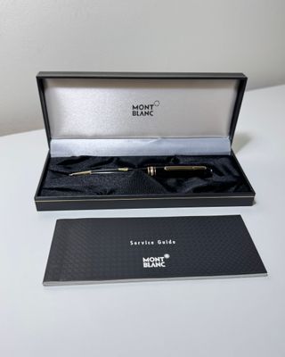 Lapicera Montblanc Meisterstück negra vintage