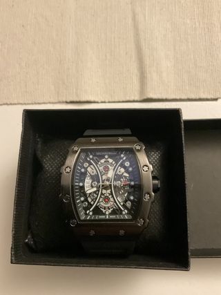 Reloj de pulsera Negro/Plateado