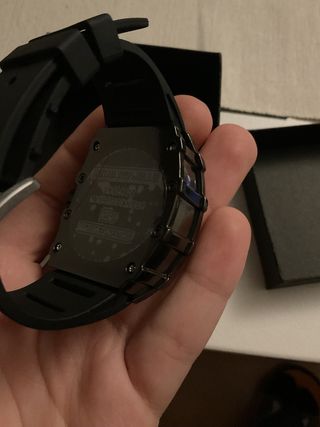 Reloj de pulsera Negro/Plateado