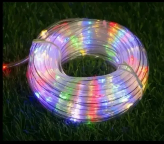 Guirnalda Solar LED 300 Luces Multicolor Navidad