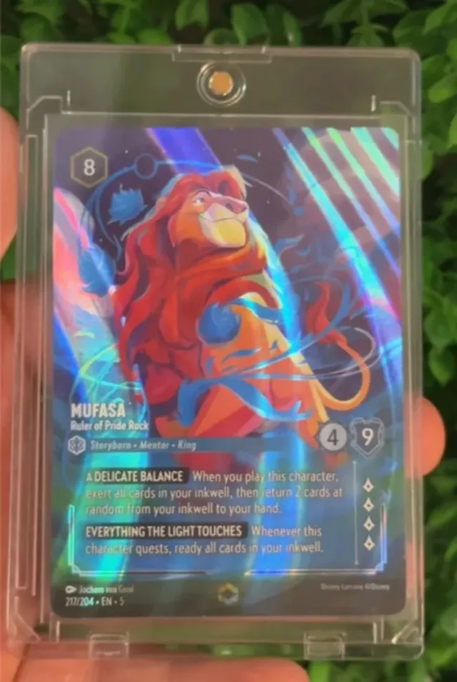 Carta Lorcana Mufasa Enchanted 217/204