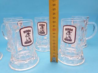 bicchiere boccali bier birra leone - 6 PEZZI