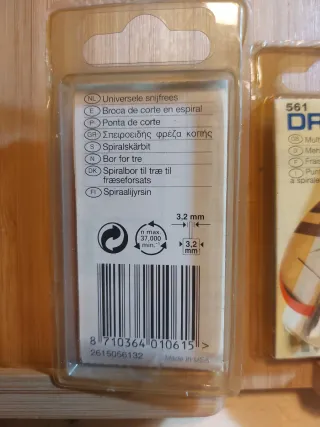 Dremel 561 Punta Taglio Spirale 2 Scatole