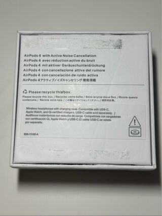 Airpods 4 com cancelamento de ruído